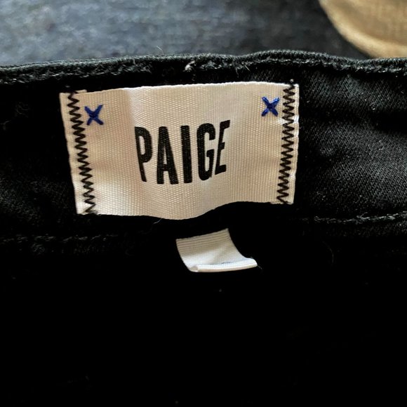 Verdugo Ultra Skinny Black Jeans by Paige Size 30 - Picture 4 of 4